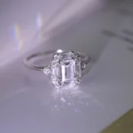Cube Cluster Women Wedding Ring S925 Sterling Silver