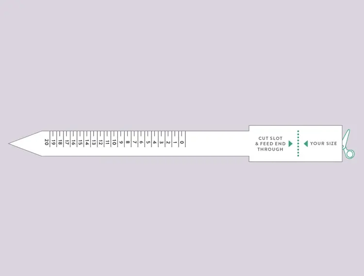 Printable Ring Sizer